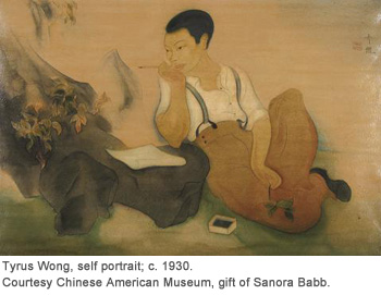 Tyrus Wong, self portrait
